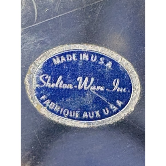 Vintage Shelton-Ware Serving Tray 13" Round Ornate Silver Toned Pierced Gallery - Picture 5 of 7